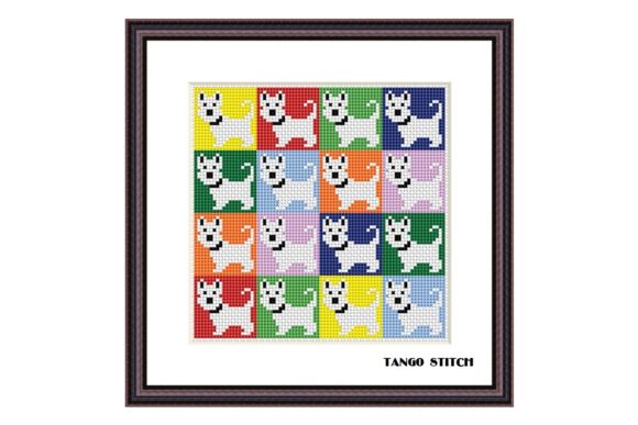A Cozy Pop Art Puppy for Your Holiday Embroidery Projects