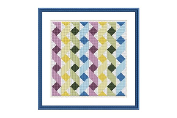 A Geometric Ribbons Pattern for Craft Fair Success