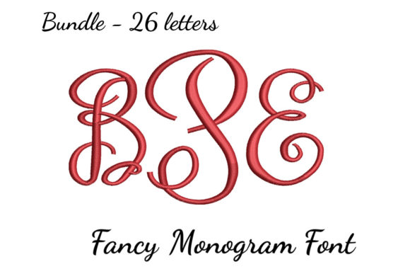 A Review of the Fancy Monogram Font Embroidery Bundle