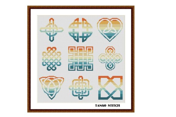 A Review of the Orange Celtic Cross Stitch Embroidery