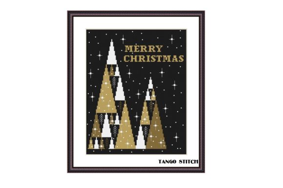 A Seasonal Review: The Merry Christmas Cross Stitch Pattern