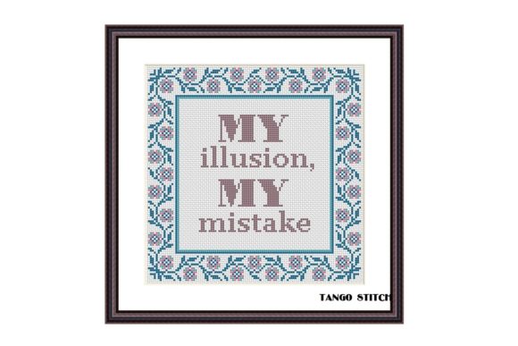 An Embroidery Designer’s Take on the My Illusion, My Mistake Pattern