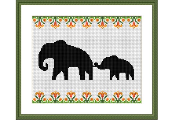Elephant Family Cross Stitch Pattern: A Designer’s Holiday Review