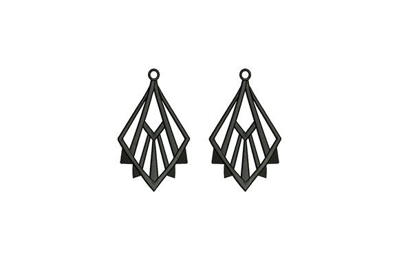 Evaluating Grey Earrings Embroidery Design for Real Projects