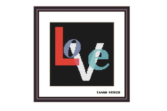 Evaluating Love Typography Romantic Cross Stitch for Boutique Sweatshirts