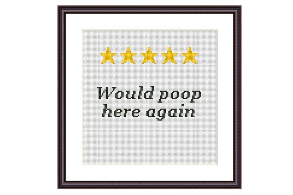 Review: A Funny & Memorable Cross Stitch for Gifts