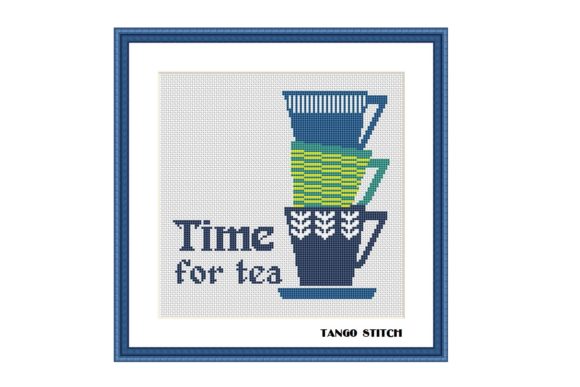 Time for Tea: A Charming Kitchen Cross Stitch