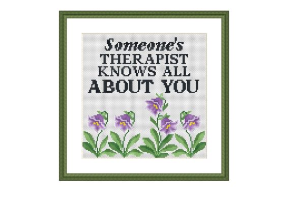 Why This Therapist Cross Stitch Pattern is a Gift-Maker’s Dream